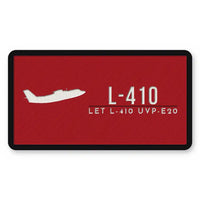 Thumbnail for LET L-410 UVP-E20 Patches - Rectangle - Red White