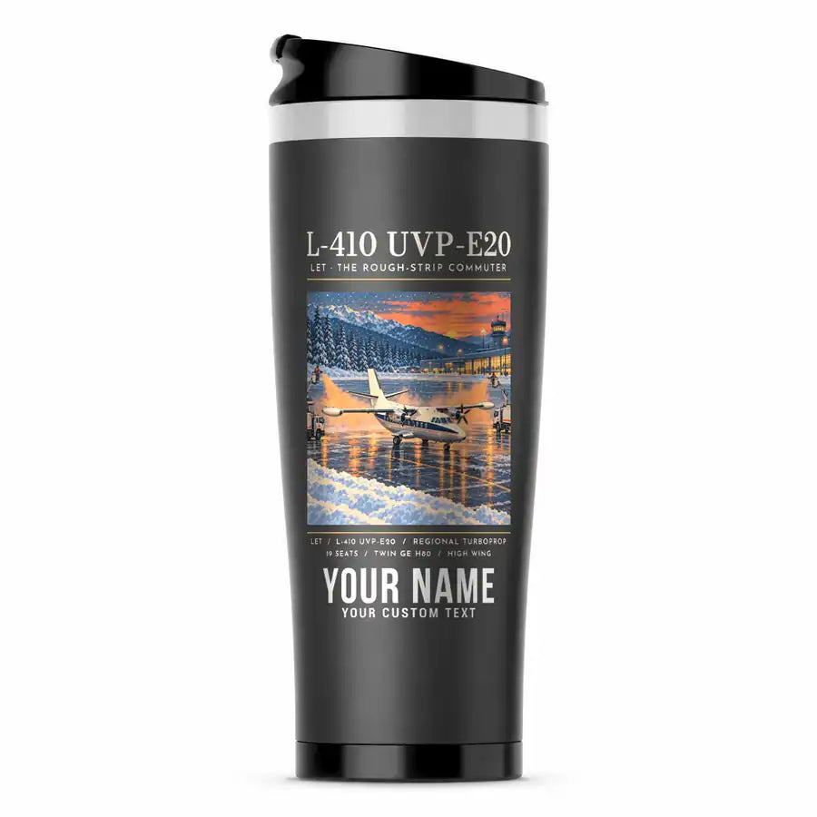 LET L-410 UVP-E20 - Poster + Name - Stainless Steel (No Holder) - Gray