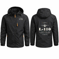 Thumbnail for LET L-410 UVP-E20 Stylish Jackets - Hooded Windbreaker - Heritage - Black