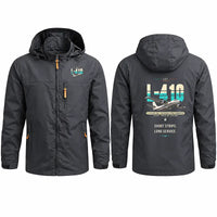 Thumbnail for LET L-410 UVP-E20 Stylish Jackets - Hooded Windbreaker - Original - Charcoal