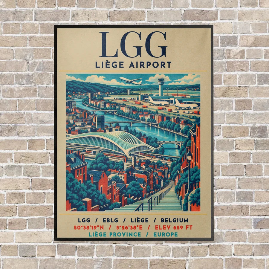 LGG - Poster - Canvas Framed - Beige