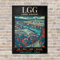 Thumbnail for LGG - Poster - Canvas Framed - Black