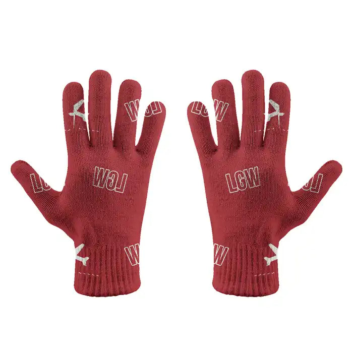 London Gatwick Airport (LGW) Gloves - Gloves - Full - Pattern - Red