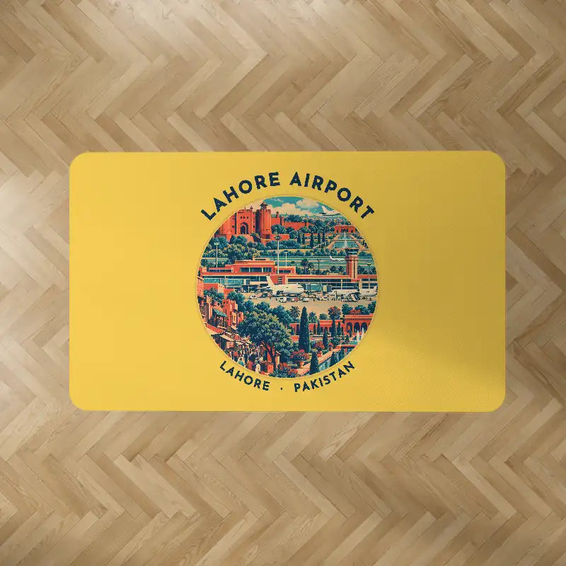 Allama Iqbal International Airport Lahore (LHE) Carpets - Carpet Rectangle - Badge - Yellow