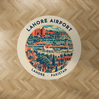 Thumbnail for Allama Iqbal International Airport Lahore (LHE) Carpets - Carpet Round - Badge - Beige