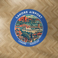 Thumbnail for Allama Iqbal International Airport Lahore (LHE) Carpets - Carpet Round - Badge - Blue
