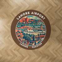 Thumbnail for Allama Iqbal International Airport Lahore (LHE) Carpets - Carpet Round - Badge - Brown