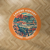 Thumbnail for Allama Iqbal International Airport Lahore (LHE) Carpets - Carpet Round - Badge - Orange