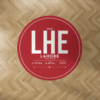 Thumbnail for Allama Iqbal International Airport Lahore (LHE) Carpets - Carpet Round - ID Tag - Red
