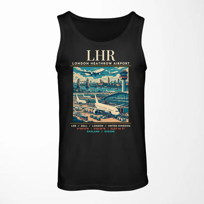 LHR - Poster - Tank Top - Black