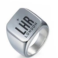 Thumbnail for London Heathrow Airport (LHR) Rings - Ring - Silver