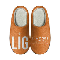 Thumbnail for Limoges – Bellegarde Airport (LIG) Slippers & Flip Flops - Slippers - Cotton - Code - Different - Orange