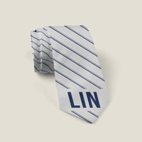 Thumbnail for Milano Linate Airport (LIN) Ties - Tie - Stripe - Light Gray