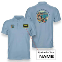 Thumbnail for LIS - Badge - Double-Side Polo - Light Blue + Name
