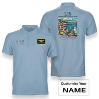 Thumbnail for LIS - Poster - Double-Side Polo - Light Blue + Name