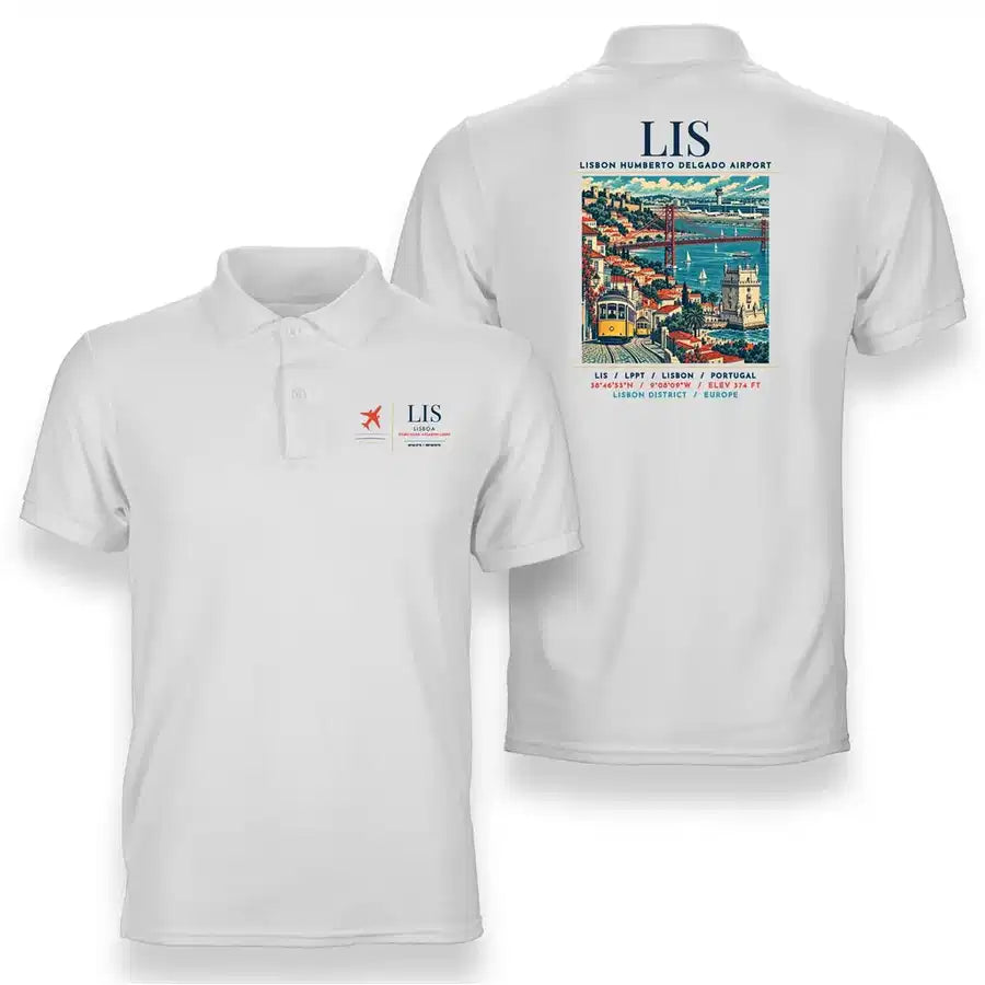 LIS - Poster - Double-Side Polo - White