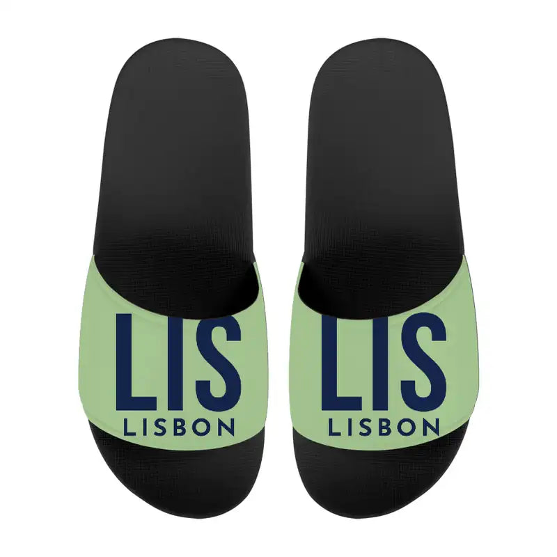 Lisbon Humberto Delgado Airport (LIS) Slippers & Flip Flops - Slippers - Sport - Code - Light Green