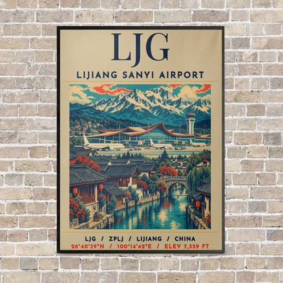 LJG - Poster - Canvas Framed - Beige
