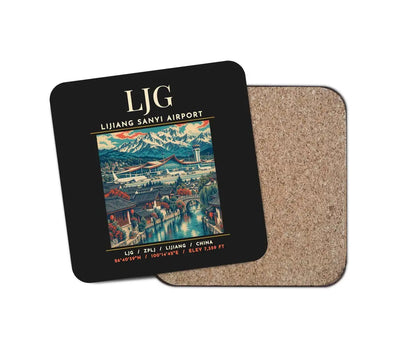 LJG - Poster - Coaster - Black