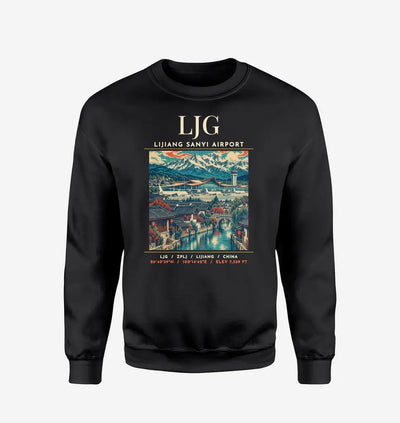 LJG - Poster - Sweatshirt - Black