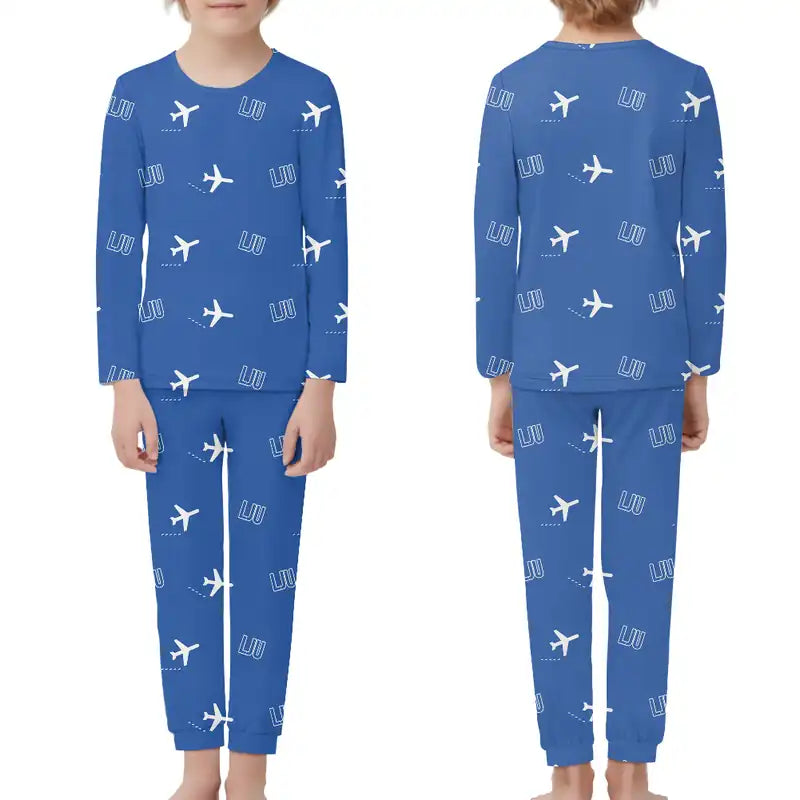 Ljubljana Jože Pučnik Airport (LJU) Pajamas - Children Pajamas - Blue