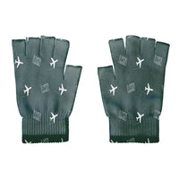 Thumbnail for Leknes Airport (LKN) Gloves - Gloves - Cut - Pattern - Dark Green