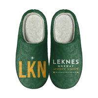 Thumbnail for Leknes Airport (LKN) Slippers & Flip Flops - Slippers - Cotton - Code - Different - Green