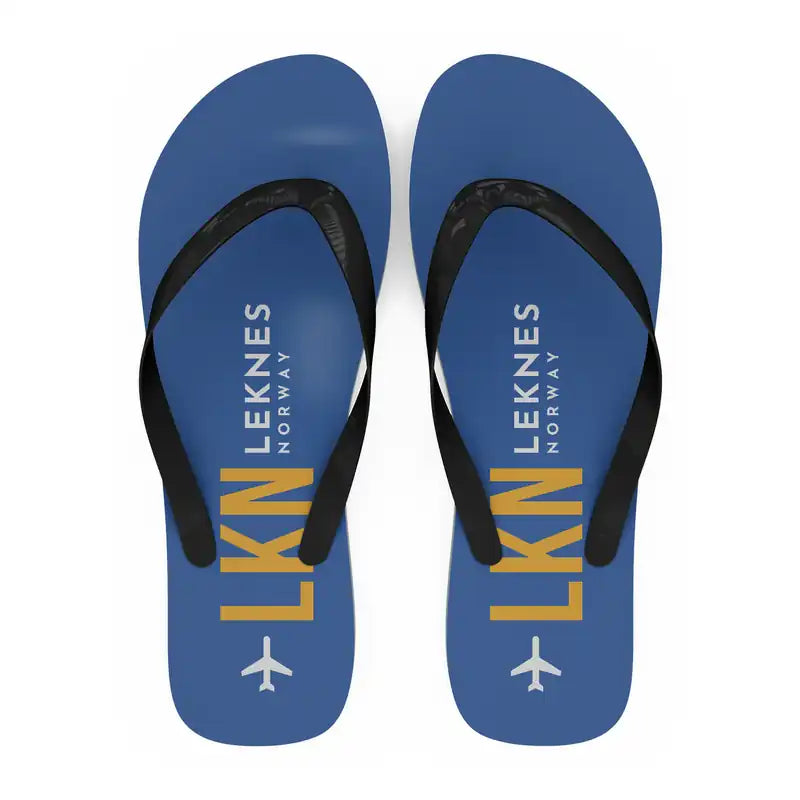 Leknes Airport (LKN) Slippers & Flip Flops - Slippers - Flip Flops - Code - Blue