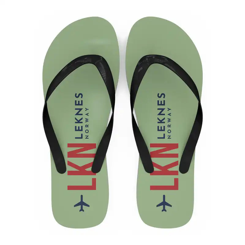 Leknes Airport (LKN) Slippers & Flip Flops - Slippers - Flip Flops - Code - Light Green