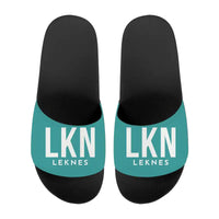 Thumbnail for Leknes Airport (LKN) Slippers & Flip Flops - Slippers - Sport - Code - Turquoise
