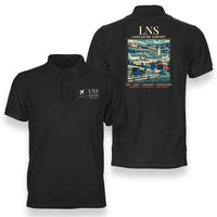 Thumbnail for LNS - Poster - Double-Side Polo - Black