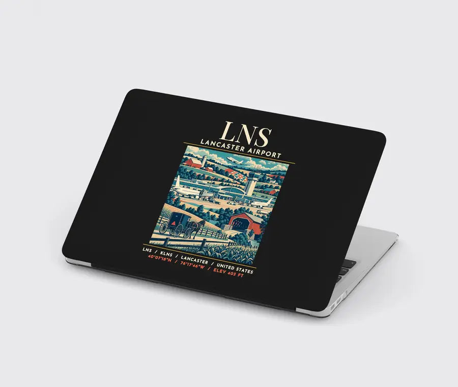 LNS - Poster - MacBook Case - Black