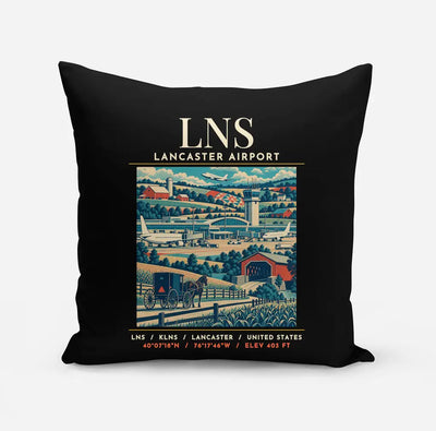 LNS - Poster - Pillow - Black