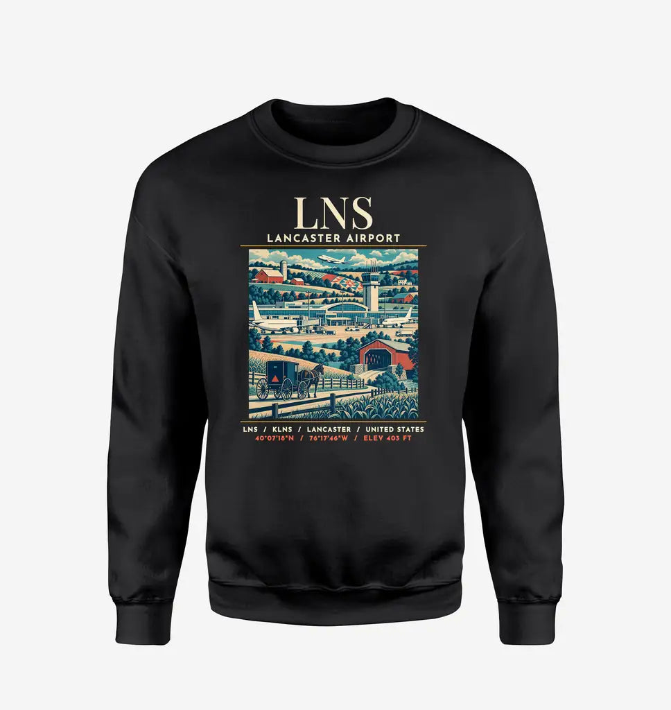 LNS - Poster - Sweatshirt - Black
