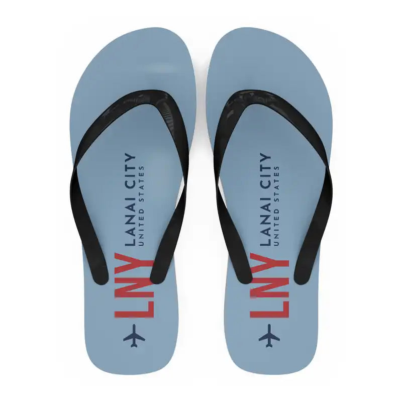 Lanai Airport (LNY) Slippers & Flip Flops - Slippers - Flip Flops - Code - Light Blue