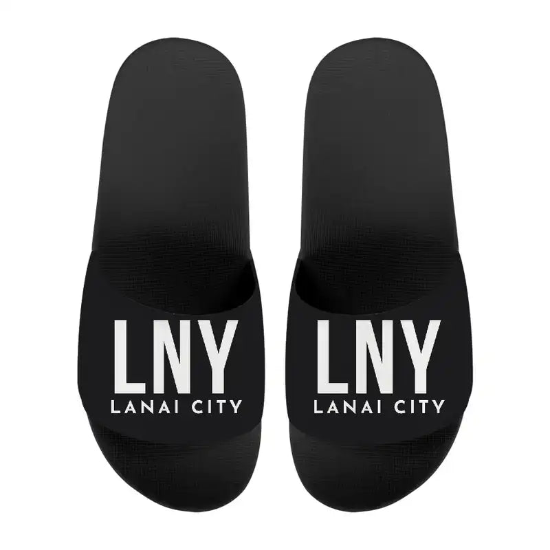 Lanai Airport (LNY) Slippers & Flip Flops - Slippers - Sport - Code - Black