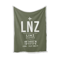 Thumbnail for Linz Airport (LNZ) Bedding Sets & Blankets - Blanket - ID Tag - Green Army