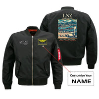 Thumbnail for LNZ - Poster - Bomber Jacket - Black + NAME