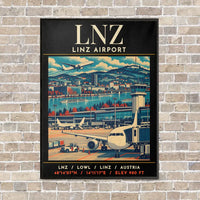 Thumbnail for LNZ - Poster - Canvas Framed - Black