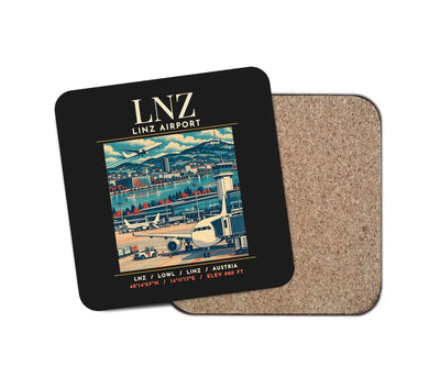 LNZ - Poster - Coaster - Black