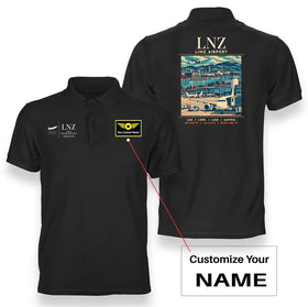 Linz Airport (LNZ) Premium Polo T-Shirts
