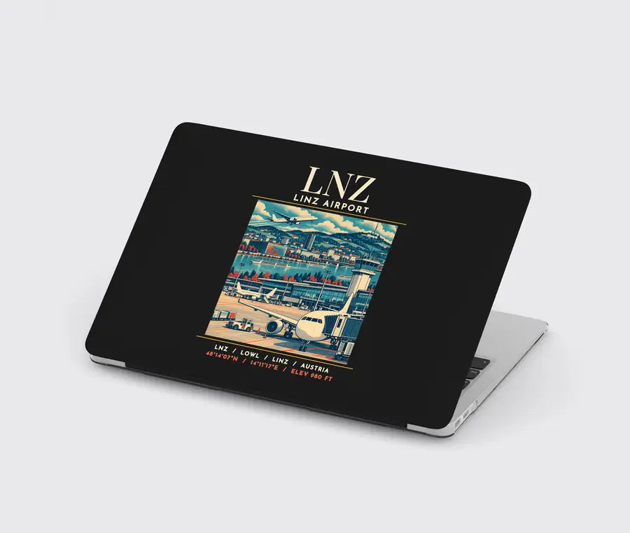 LNZ - Poster - MacBook Case - Black
