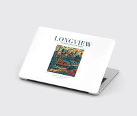 Thumbnail for LONGVIEW - Poster - MacBook Case - White