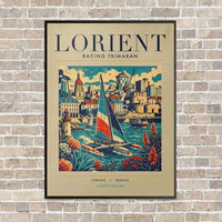 Thumbnail for LORIENT - Poster - Canvas Framed - Beige