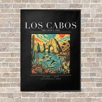 Thumbnail for LOS CABOS - Poster - Canvas Framed - Black