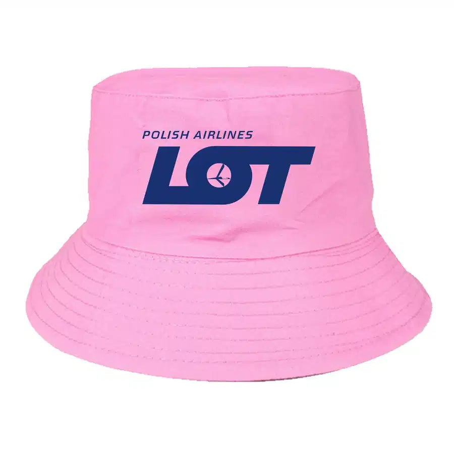 LOT Polish Airlines summer hat - light pink
