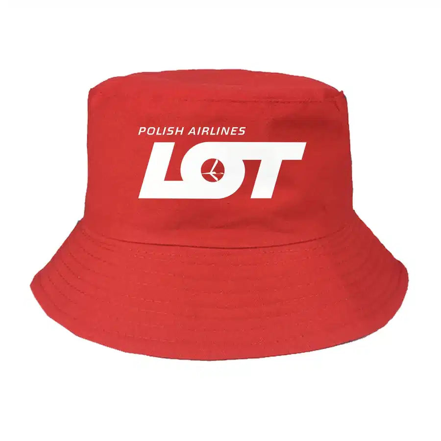 LOT Polish Airlines summer hat - red