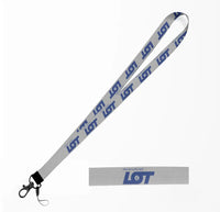 Thumbnail for LOT Polish Airlines lanyard - light gray