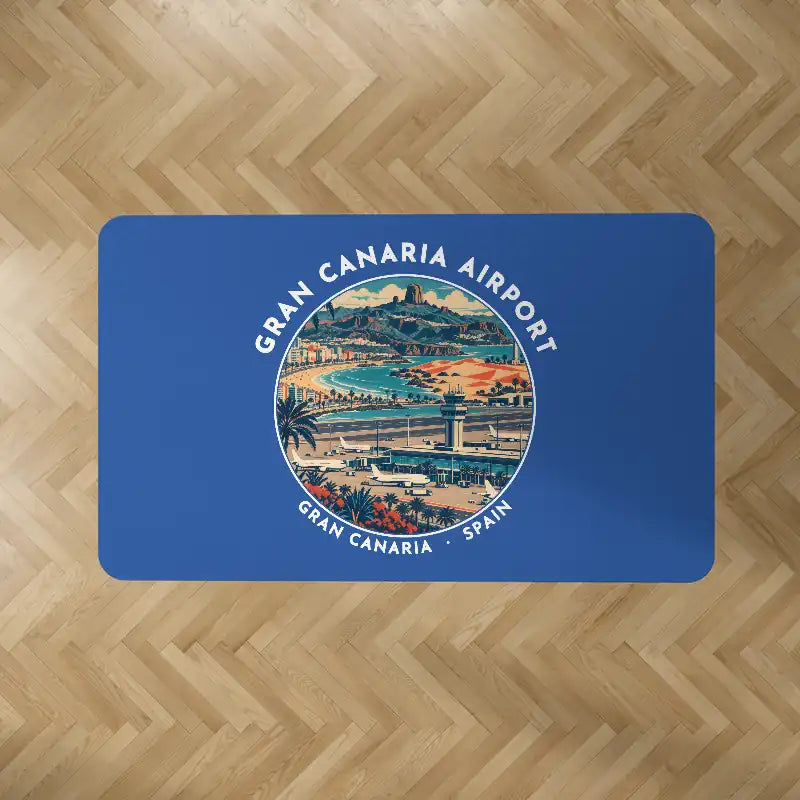 Gran Canaria Airport (LPA) Carpets - Carpet Rectangle - Badge - Blue V2