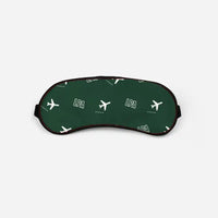 Thumbnail for Gran Canaria Airport (LPA) Sleep Masks - Sleep Mask - Pattern - Dark Green